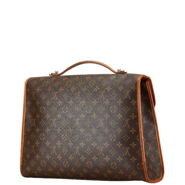 ルイ ヴィトン モノグラム ビバリー ハンドバッグ ショルダーバッグ 2WAY M51121 ブラウン PVC レザー レディース LOUIS VUITTON 【中古】