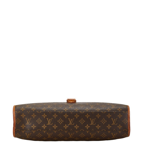 ルイ ヴィトン モノグラム ビバリー ハンドバッグ ショルダーバッグ 2WAY M51121 ブラウン PVC レザー レディース LOUIS VUITTON 【中古】