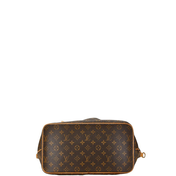 ルイ ヴィトン モノグラム パレルモGM トートバッグ ショルダーバッグ 2WAY M40146 ブラウン PVC レザー レディース LOUIS VUITTON 【中古】