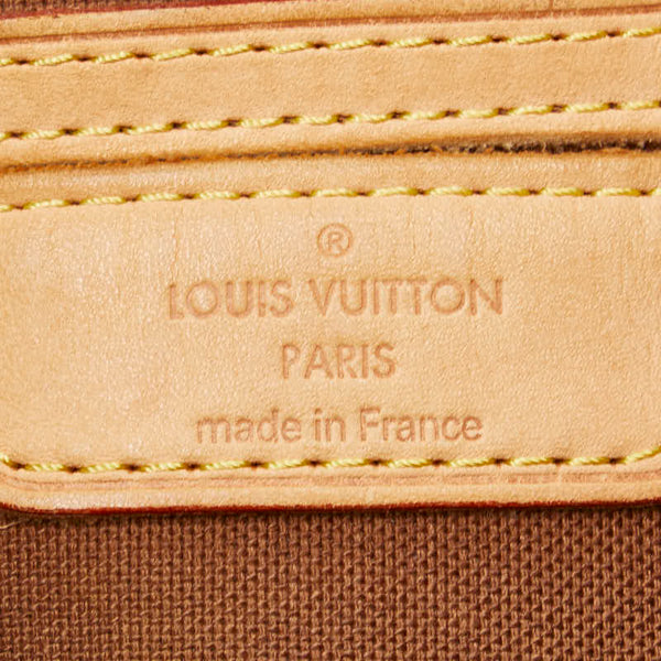 ルイ ヴィトン モノグラム パレルモGM トートバッグ ショルダーバッグ 2WAY M40146 ブラウン PVC レザー レディース LOUIS VUITTON 【中古】