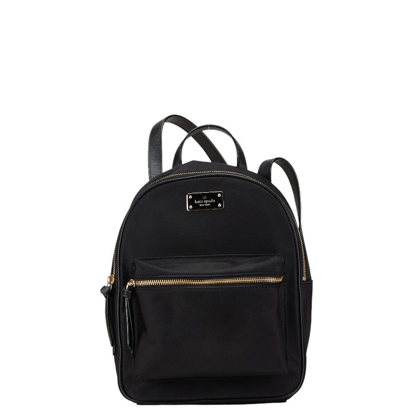 ケイトスペード リュック バックパック WKRU4717 ブラック ナイロン レザー レディース Kate Spade 【中古】