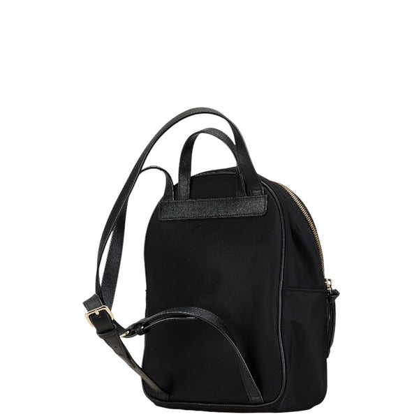 ケイトスペード リュック バックパック WKRU4717 ブラック ナイロン レザー レディース Kate Spade 【中古】