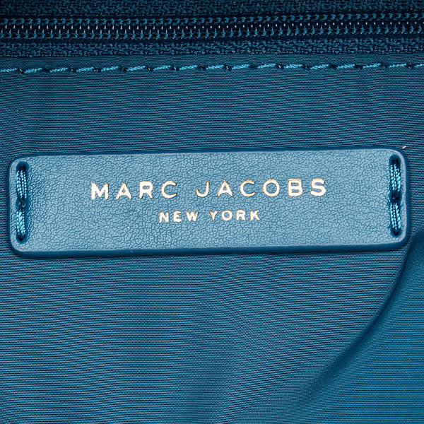 マークジェイコブス キルティング リュック バックパック M0011321 グリーン ナイロン レザー レディース MARC JACOBS 【中古】