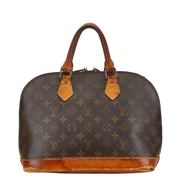 ルイ ヴィトン モノグラム アルマPM ハンドバッグ M51130 ブラウン PVC レザー レディース LOUIS VUITTON 【中古】