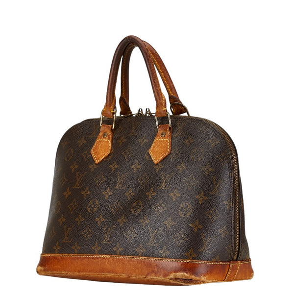 ルイ ヴィトン モノグラム アルマPM ハンドバッグ M51130 ブラウン PVC レザー レディース LOUIS VUITTON 【中古】