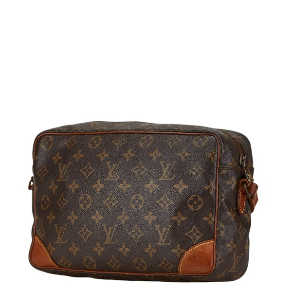 ルイ ヴィトン モノグラム トロカデロ27 ショルダーバッグ M51274 ブラウン PVC レザー レディース LOUIS VUITTON 【中古】