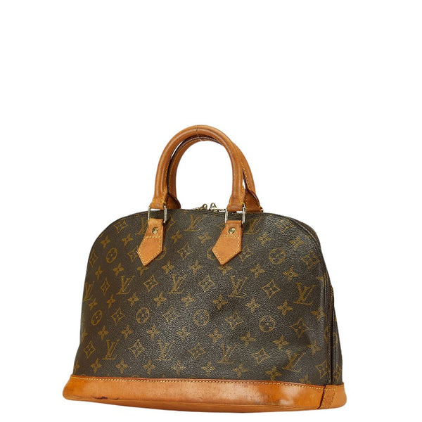 ルイ ヴィトン モノグラム アルマ ハンドバッグ ショルダーバッグ 2WAY M51130 ブラウン PVC レザー レディース LOUIS VUITTON 【中古】