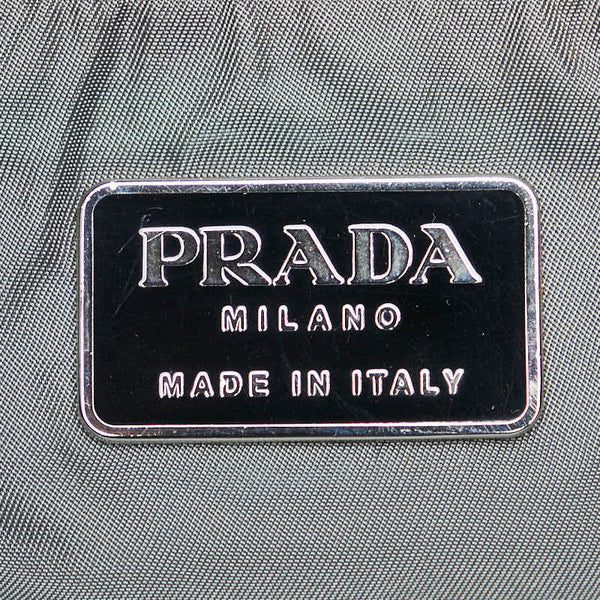 プラダ スポーツ ボストンバッグ ショルダーバッグ 2WAY 4V0369 ブラック カーキ ナイロン レディース PRADA 【中古】