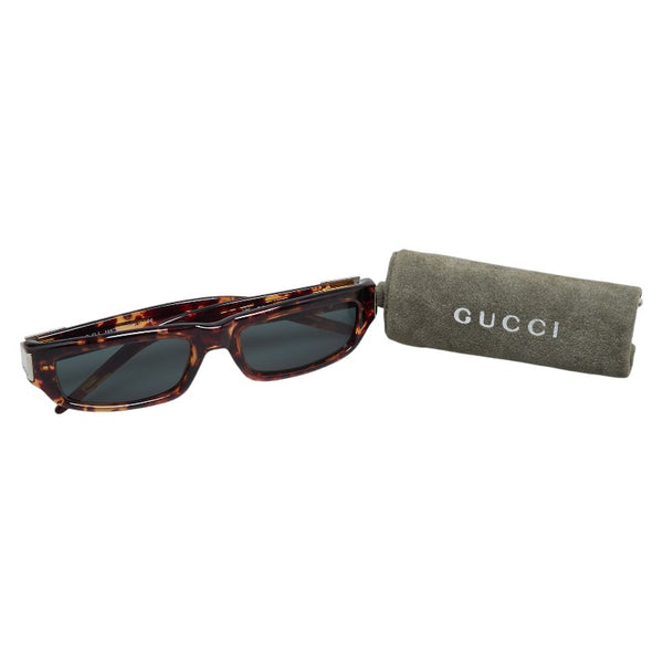 グッチ サングラス ブラウン プラスチック レディース GUCCI 【中古】