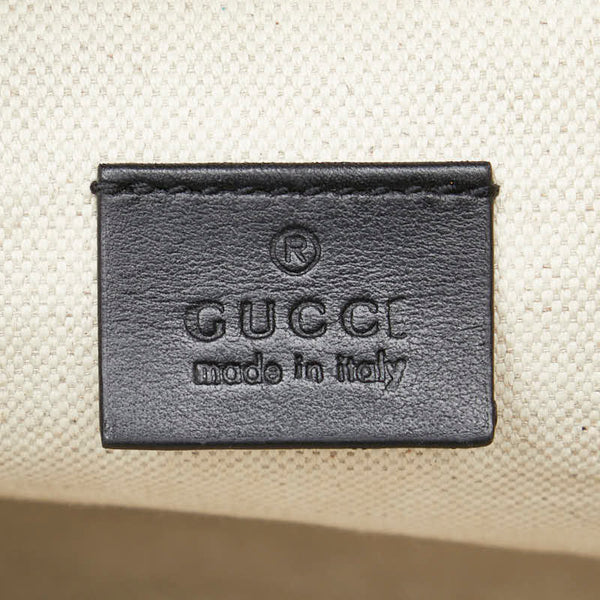 グッチ GGエンボス ボディバッグ ウエストバッグ 645093 ブラック レザー レディース GUCCI 【中古】