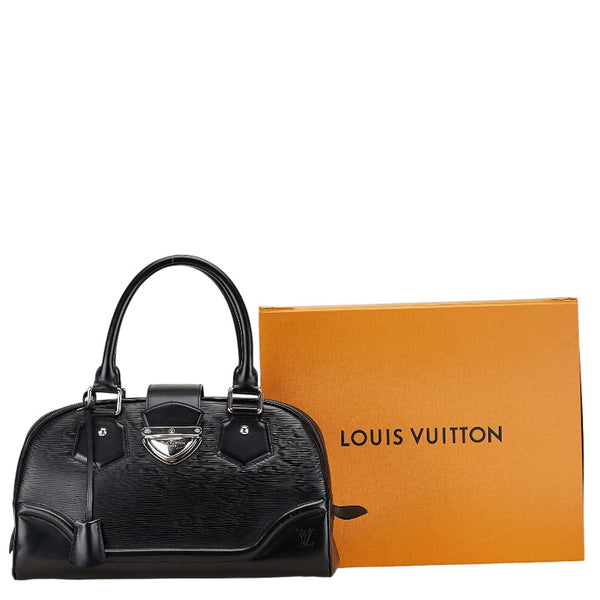 ルイ ヴィトン エピ ボーリング モンテーニュGM ハンドバッグ M59312 ノワール ブラック レザー レディース LOUIS VUITTON 【中古】