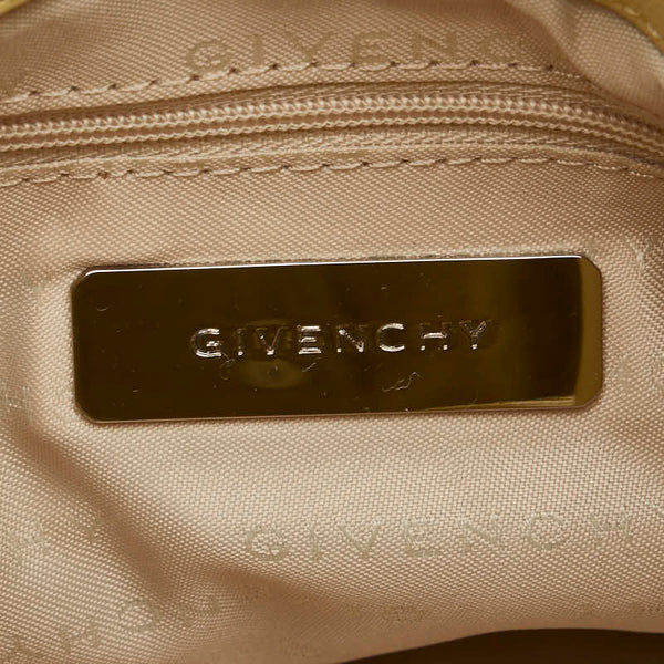 ジバンシー ロゴ ワンショルダーバッグ イエロー レザー レディース Givenchy 【中古】