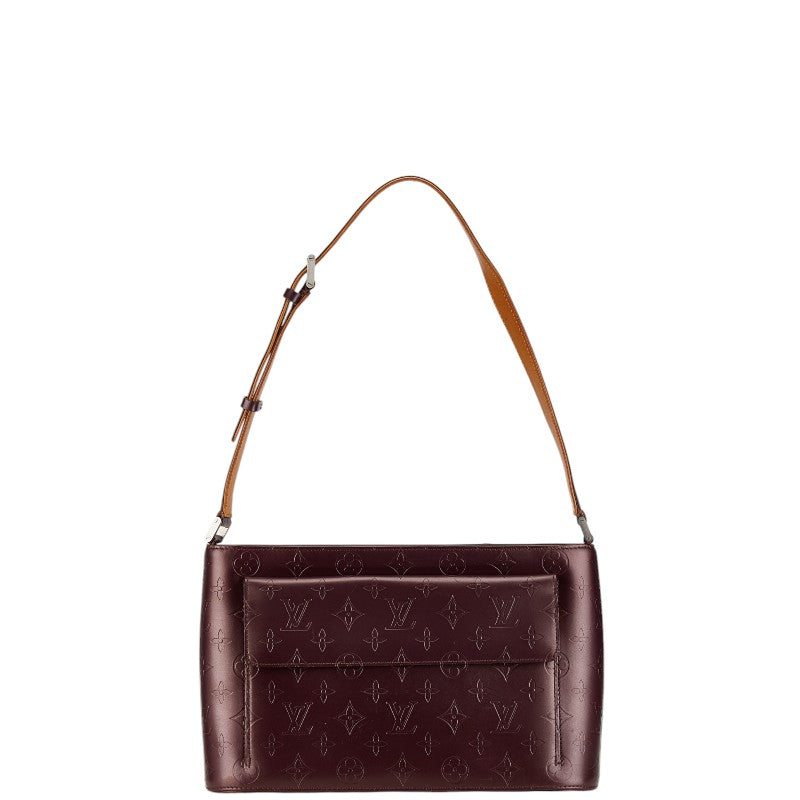 ルイ ヴィトン モノグラム マット アルストン ショルダーバッグ M55126 ヴィオレ パープル レザー レディース LOUIS VUITTON 【中古】