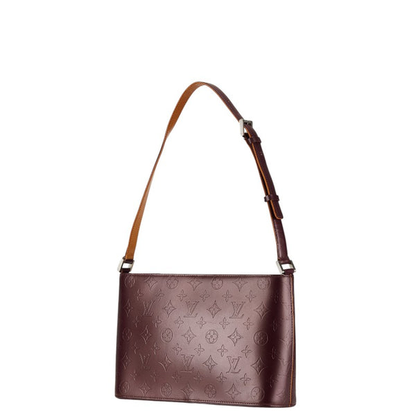 ルイ ヴィトン モノグラム マット アルストン ショルダーバッグ M55126 ヴィオレ パープル レザー レディース LOUIS VUITTON 【中古】