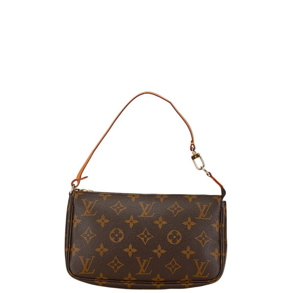 ルイ ヴィトン モノグラム ポシェット アクセソワール ハンドバッグ M51980 ブラウン PVC レザー レディース LOUIS VUITTON 【中古】