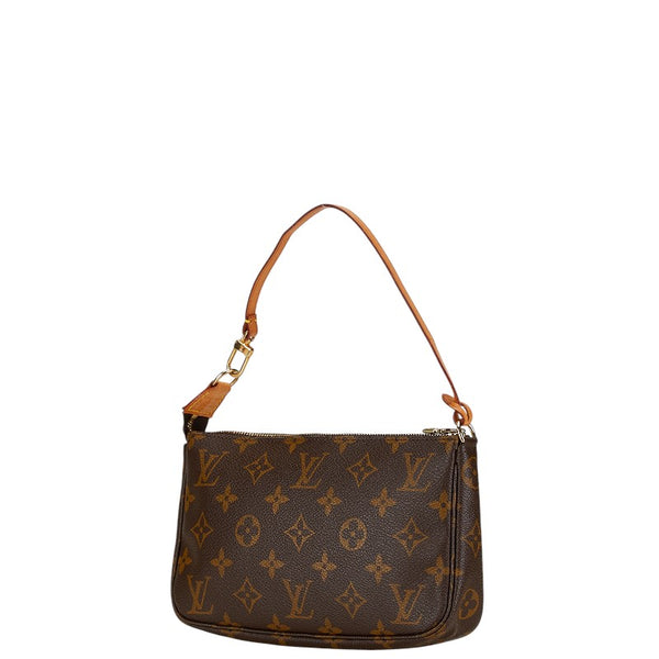 ルイ ヴィトン モノグラム ポシェット アクセソワール ハンドバッグ M51980 ブラウン PVC レザー レディース LOUIS VUITTON 【中古】