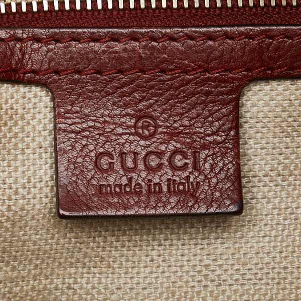 グッチ タッセル ワンショルダーバッグ 257026 ブラウン レザー レディース GUCCI 【中古】