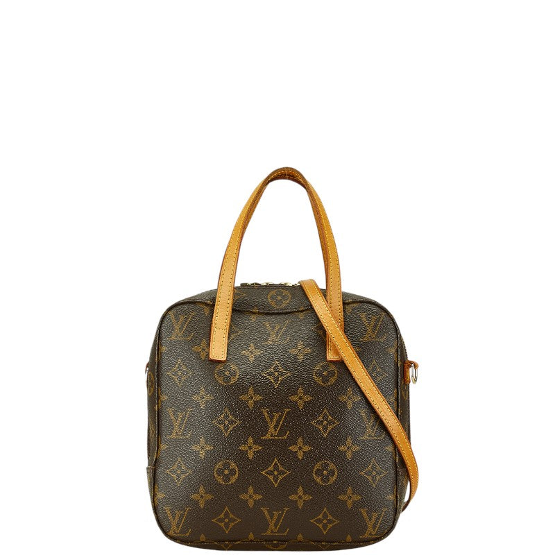 ルイ ヴィトン モノグラム スポンティーニ ハンドバッグ ショルダーバッグ 2WAY M47500 ブラウン PVC レザー レディース LOUIS VUITTON 【中古】