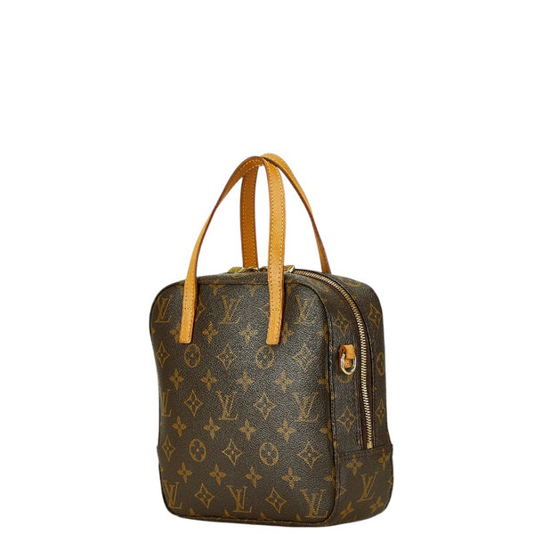 ルイ ヴィトン モノグラム スポンティーニ ハンドバッグ ショルダーバッグ 2WAY M47500 ブラウン PVC レザー レディース LOUIS VUITTON 【中古】