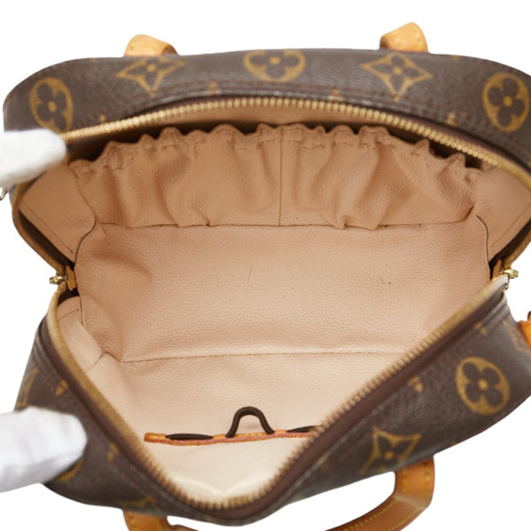 ルイ ヴィトン モノグラム スポンティーニ ハンドバッグ ショルダーバッグ 2WAY M47500 ブラウン PVC レザー レディース LOUIS VUITTON 【中古】