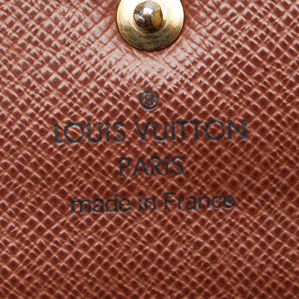 ルイ ヴィトン モノグラム ポルトフォイユ インターナショナル 長財布 M61217 ブラウン PVC レザー レディース LOUIS VUITTON 【中古】