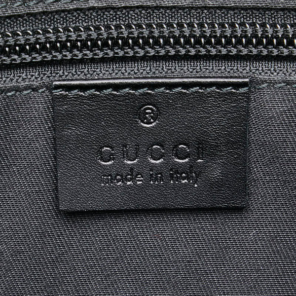 グッチ グッチシマ 斜め掛け ショルダーバック 223665 ブラック レザー レディース GUCCI 【中古】