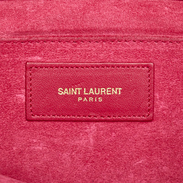 サンローラン Yライン クラッチバッグ セカンドバッグ 311213 ピンク レザー レディース SAINT LAURENT 【中古】