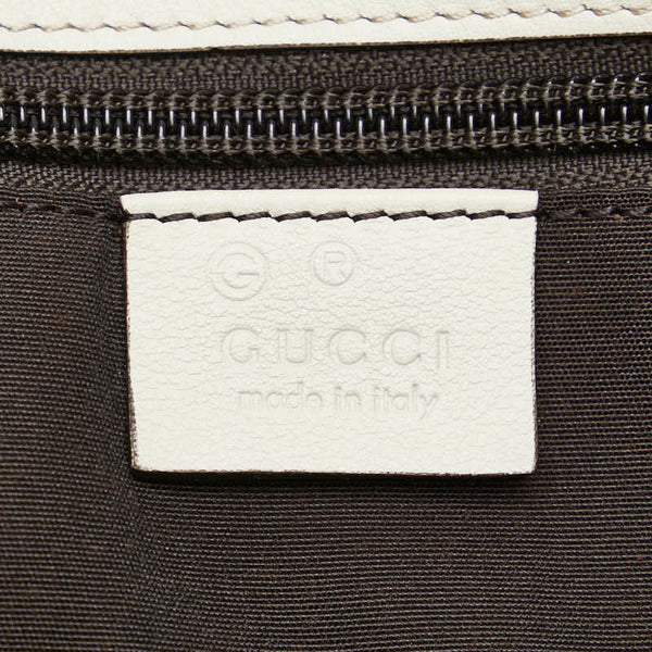 グッチ トートバッグ ショルダーバッグ 272347 ブルー ホワイト キャンバス レザー レディース GUCCI 【中古】