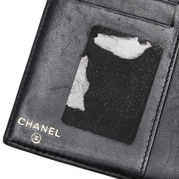 シャネル ココマーク 長財布 A48651 ブラック キャビアスキン レディース CHANEL 【中古】