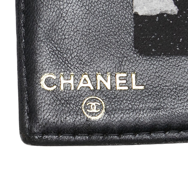 シャネル ココマーク 長財布 A48651 ブラック キャビアスキン レディース CHANEL 【中古】