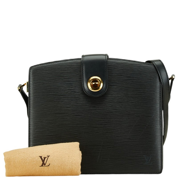 ルイ ヴィトン エピ カプチン ショルダーバッグ M52342 ブラック ノワール レザー レディース LOUIS VUITTON 【中古】