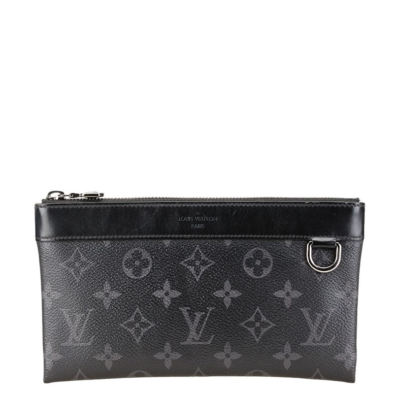 ルイ ヴィトン モノグラム エクリプス ポシェット ディスカバリーPM ポーチ M44323 ブラック PVC レザー メンズ LOUIS VUITTON 【中古】