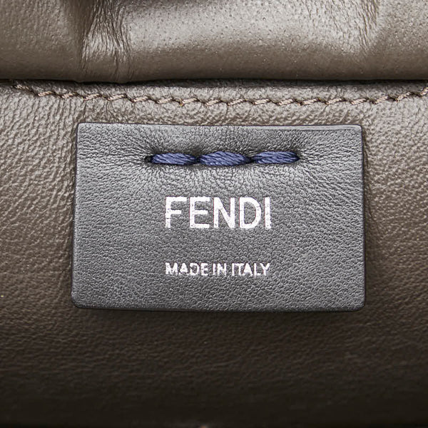 フェンディ トロワジュール ハンドバッグ ショルダーバッグ 2WAY 8BH279 ブルー レザー レディース FENDI 【中古】