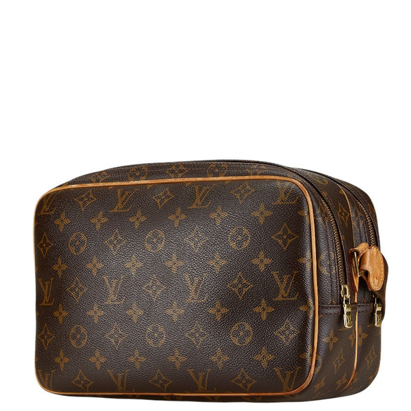 ルイ ヴィトン モノグラム  リポーターPM 斜め掛け ショルダーバッグ  M45254 ブラウン PVC レザー レディース LOUIS VUITTON 【中古】