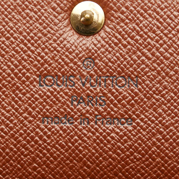 ルイ ヴィトン モノグラム ポルトフォイユ サラ 長財布 M61726 ブラウン PVC レザー レディース LOUIS VUITTON 【中古】