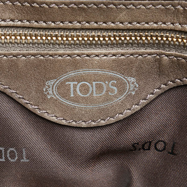 トッズ ハンドバッグ ショルダーバッグ 2WAY ブラウン ファー レザー レディース TOD’S 【中古】