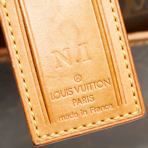 ルイ ヴィトン モノグラム ドーヴィル ハンドバッグ M47270 ブラウン PVC レザー レディース LOUIS VUITTON 【中古】