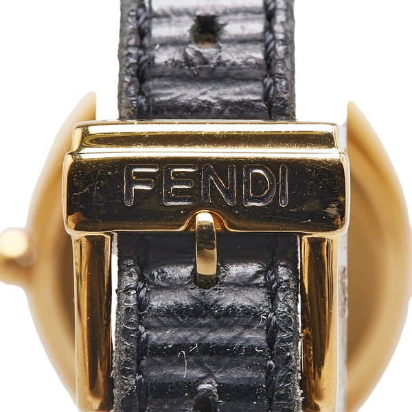 フェンディ カメレオン チェンジベルト 8色 腕時計 640L クオーツ ホワイト文字盤 ステンレススチール レディース FENDI 【中古】