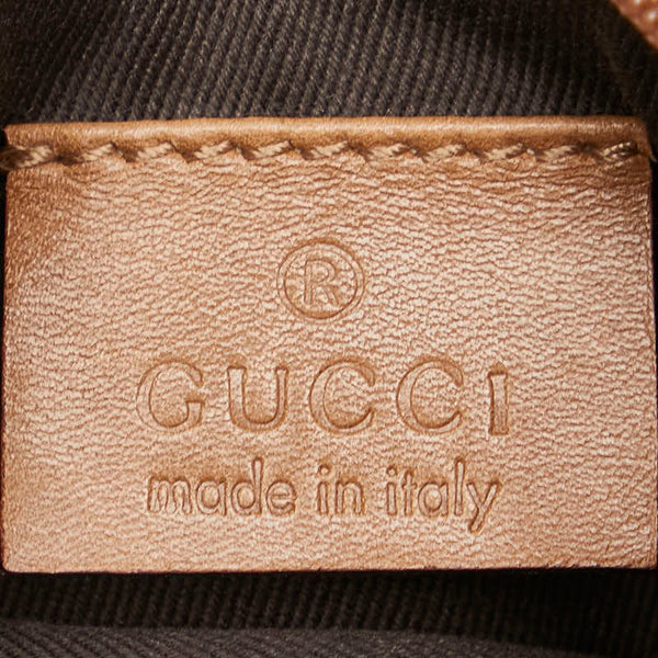 グッチ GGキャンバス ショルダーバッグ トートバッグ 101919 ブラウン キャンバス レザー レディース GUCCI 【中古】