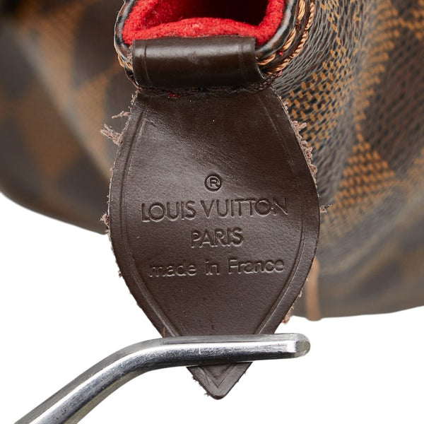 ルイ ヴィトン ダミエ サレヤPM ハンドバッグ N51183 ブラウン PVC レザー レディース LOUIS VUITTON 【中古】