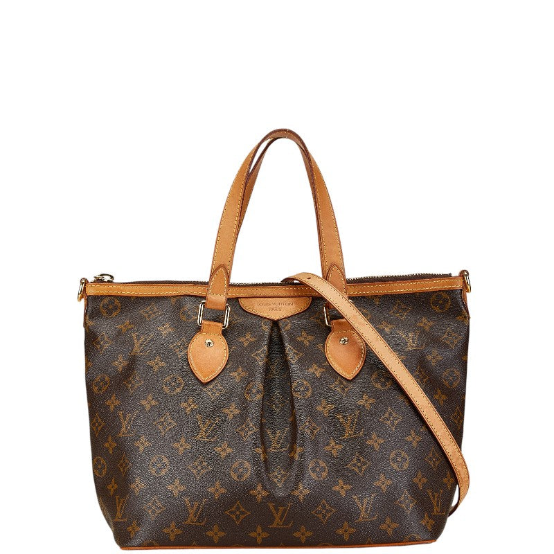 ルイ ヴィトン モノグラム　 パレルモPM ハンドバッグ ショルダーバッグ 2WAY M40145 ブラウン PVC レザー レディース LOUIS VUITTON 【中古】