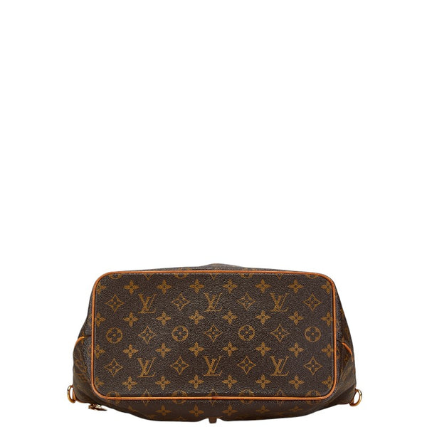 ルイ ヴィトン モノグラム　 パレルモPM ハンドバッグ ショルダーバッグ 2WAY M40145 ブラウン PVC レザー レディース LOUIS VUITTON 【中古】