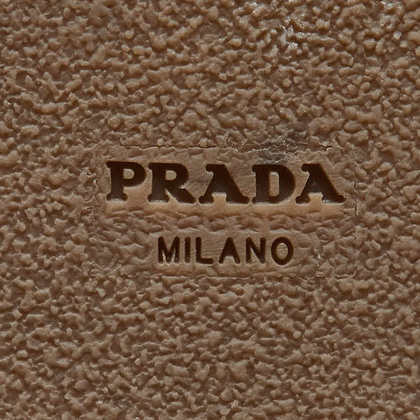 プラダ エスパドリーユ スリッポン シューズ サイズ:36 1/2 ホワイト ブルー レザー キャンバス レディース PRADA 【中古】