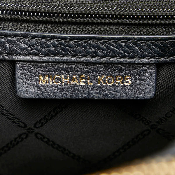 マイケルコース スタッズ リュック バックパック ブラック レザー レディース Michael Kors 【中古】