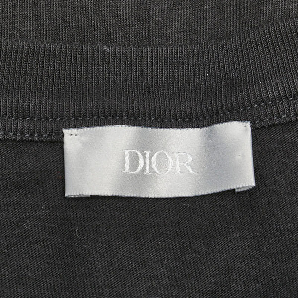 ディオール DIORロゴ  長袖Ｔシャツ サイズ：L ブラック マルチカラー コットン メンズ Dior 【中古】