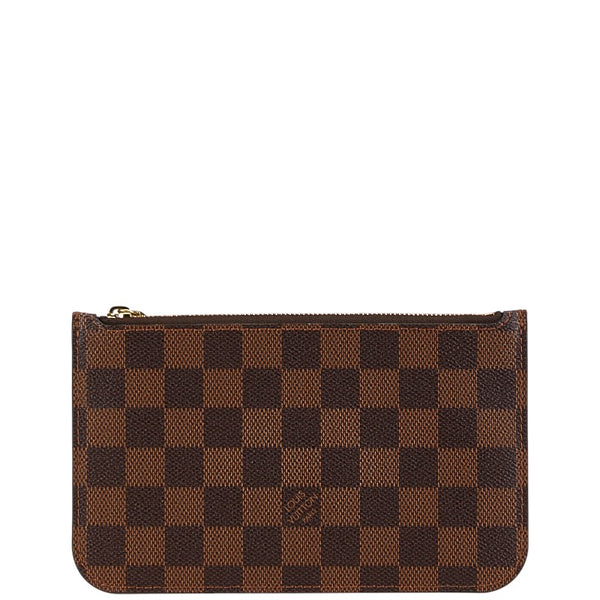 ルイ ヴィトン ダミエ ネヴァーフル付属 ポーチ ポーチ ブラウン PVC レディース LOUIS VUITTON 【中古】