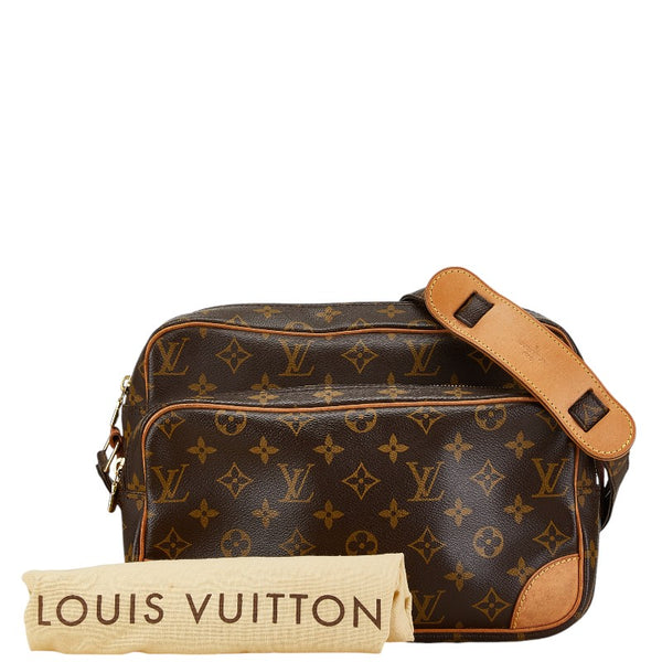 ルイ ヴィトン モノグラム ナイル 斜め掛け ショルダーバッグ M45244 ブラウン PVC レザー レディース LOUIS VUITTON 【中古】