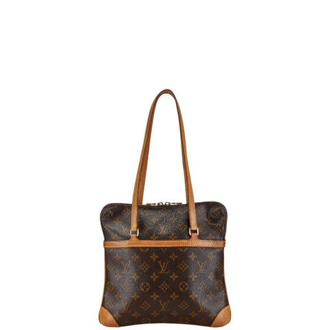 ルイ ヴィトン モノグラム クーサンGM トートバッグ ショルダーバッグ M51141 ブラウン PVC レザー レディース LOUIS VUITTON 【中古】