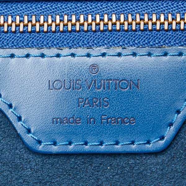 ルイ ヴィトン エピ リュサック ショルダーバッグ トートバッグ M52285 トレドブルー レザー レディース LOUIS VUITTON 【中古】