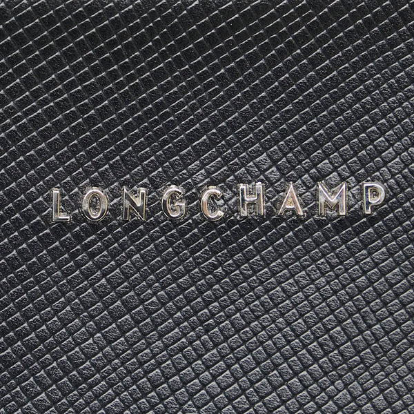 ロンシャン クラッチバッグ ウォレットバッグ ブラック レザー メンズ Longchamp 【中古】